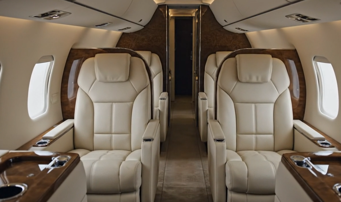 Private Jet Interior
